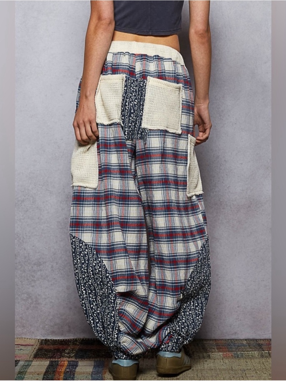 POL Plaid Patchwork Set - Picture 4 of 14
